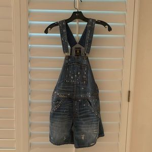 Lucky brand short overalls
